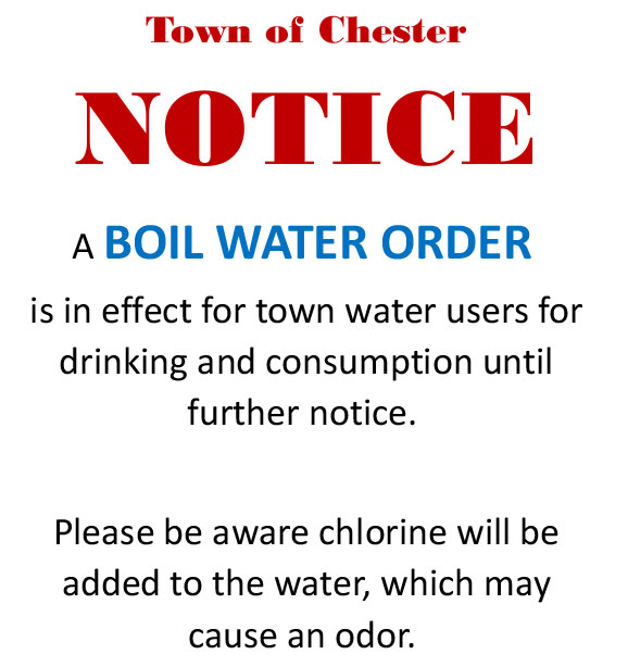 Boil water order in place in Pittsboro through Wednesday